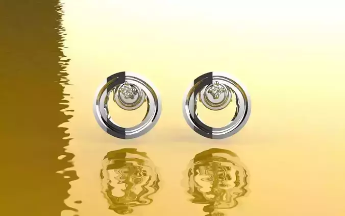 Light Earring - 3D Jewelry - BR-346