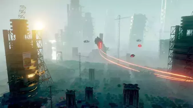 Blender Mega city project 3D model