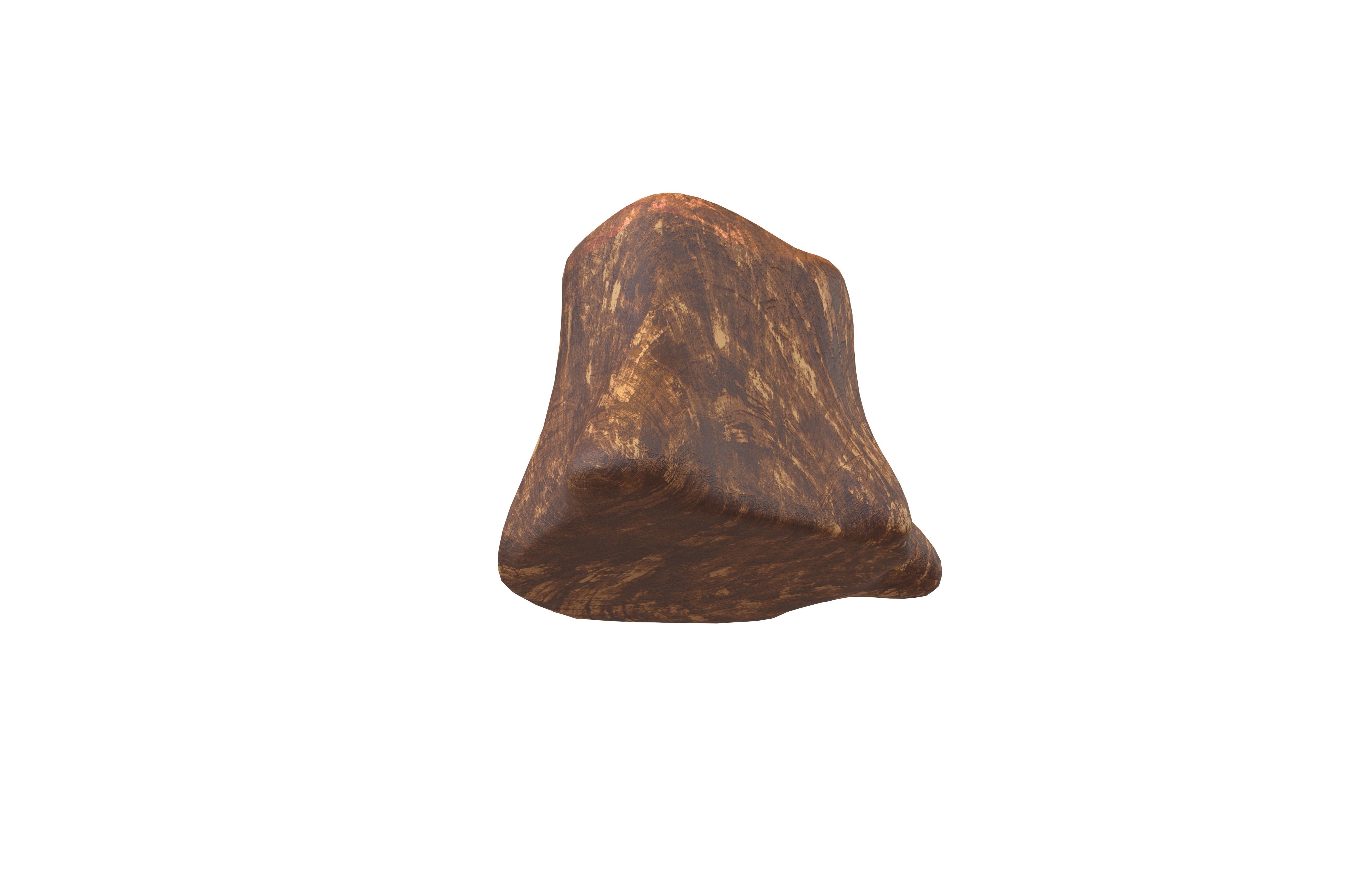 Tree Log v1 001 Low-poly 3D model_3