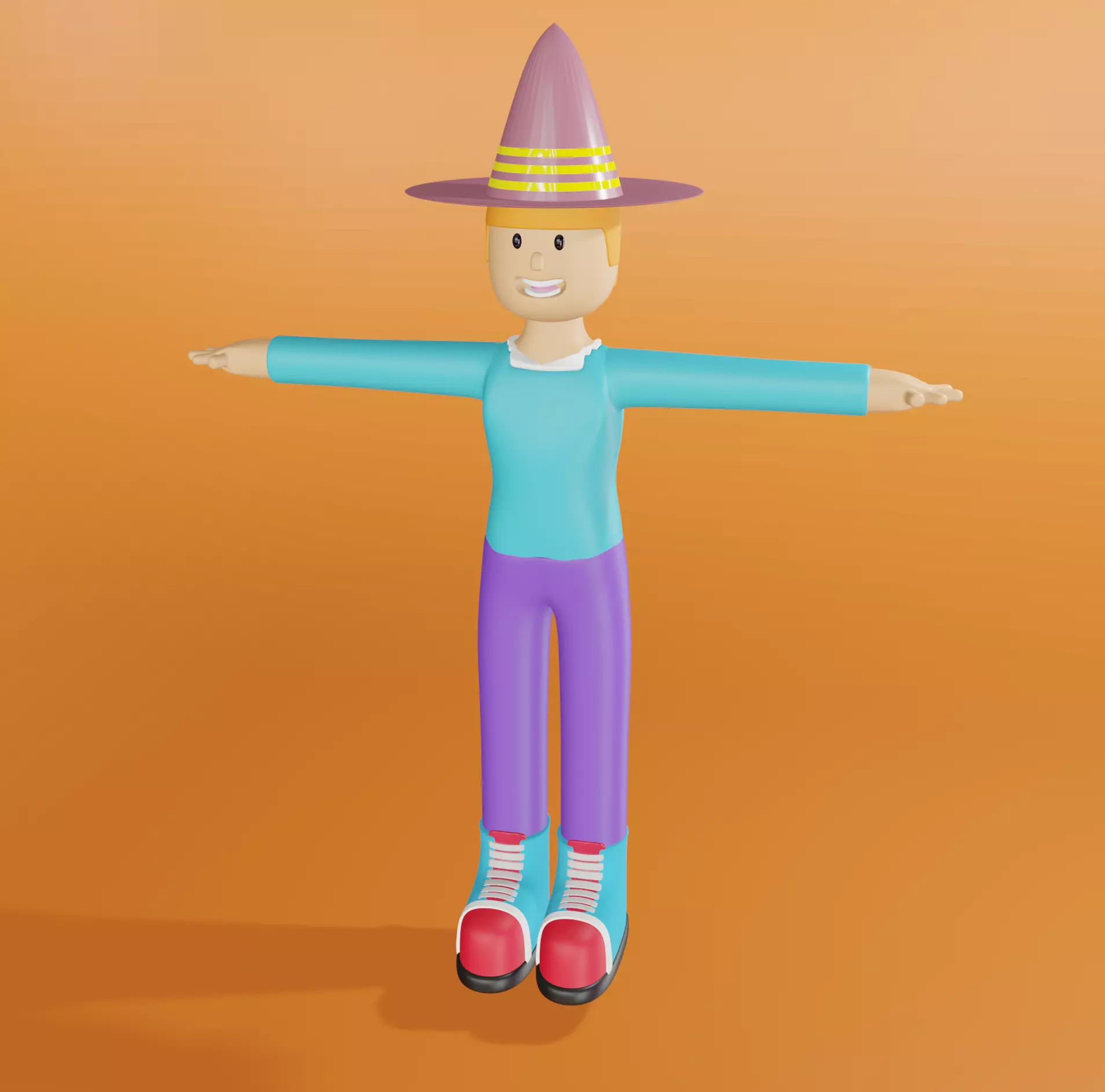 3D cool character cartoon free model Free 3D model