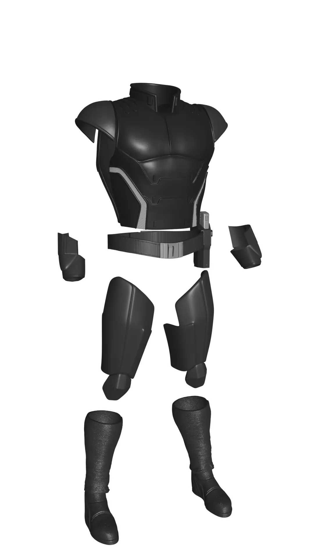 One12 Scale Armor Kit 3D print model_0
