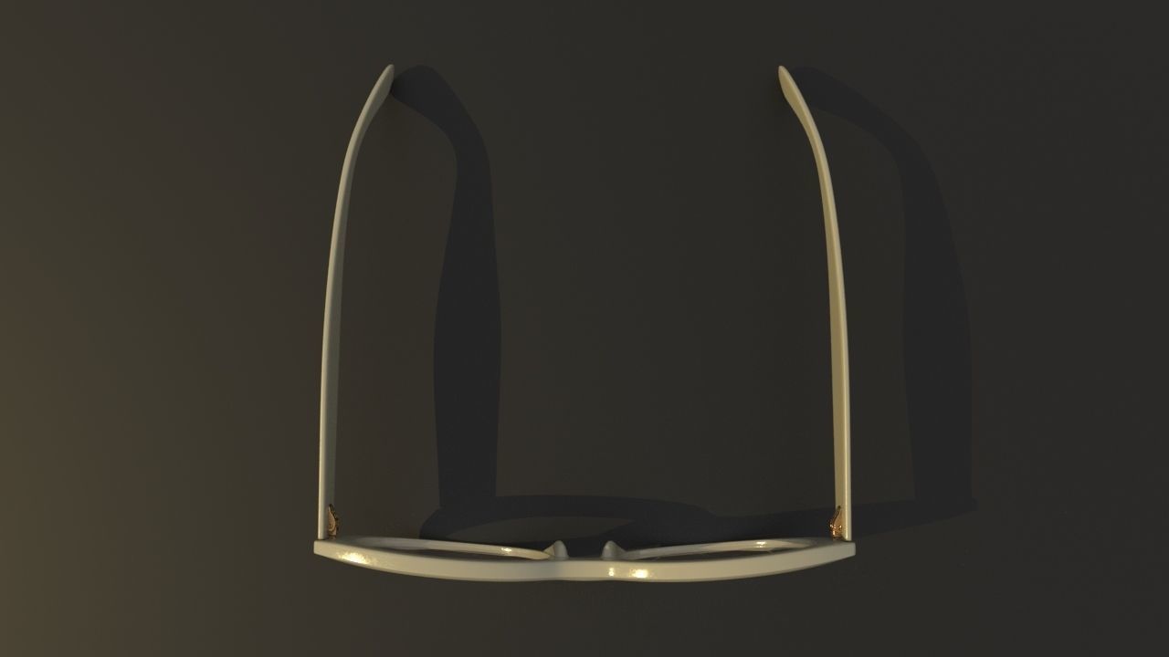 Stussy Sunglasses LOWPOLY ModelING TEX Low-poly 3D model_5