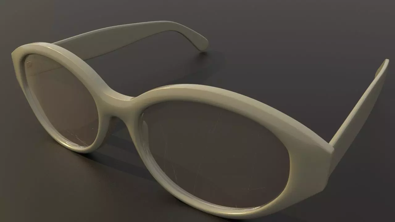 Stussy Sunglasses LOWPOLY ModelING TEX Low-poly 3D model_0