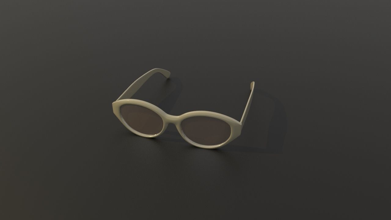 Stussy Sunglasses LOWPOLY ModelING TEX Low-poly 3D model_6
