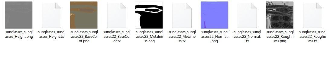 Stussy Sunglasses LOWPOLY ModelING TEX Low-poly 3D model_8