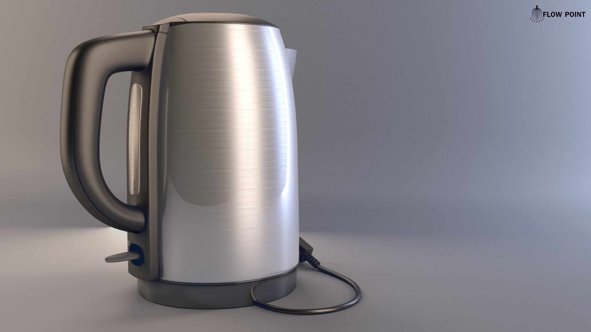 Electric Kettle 3D model_2