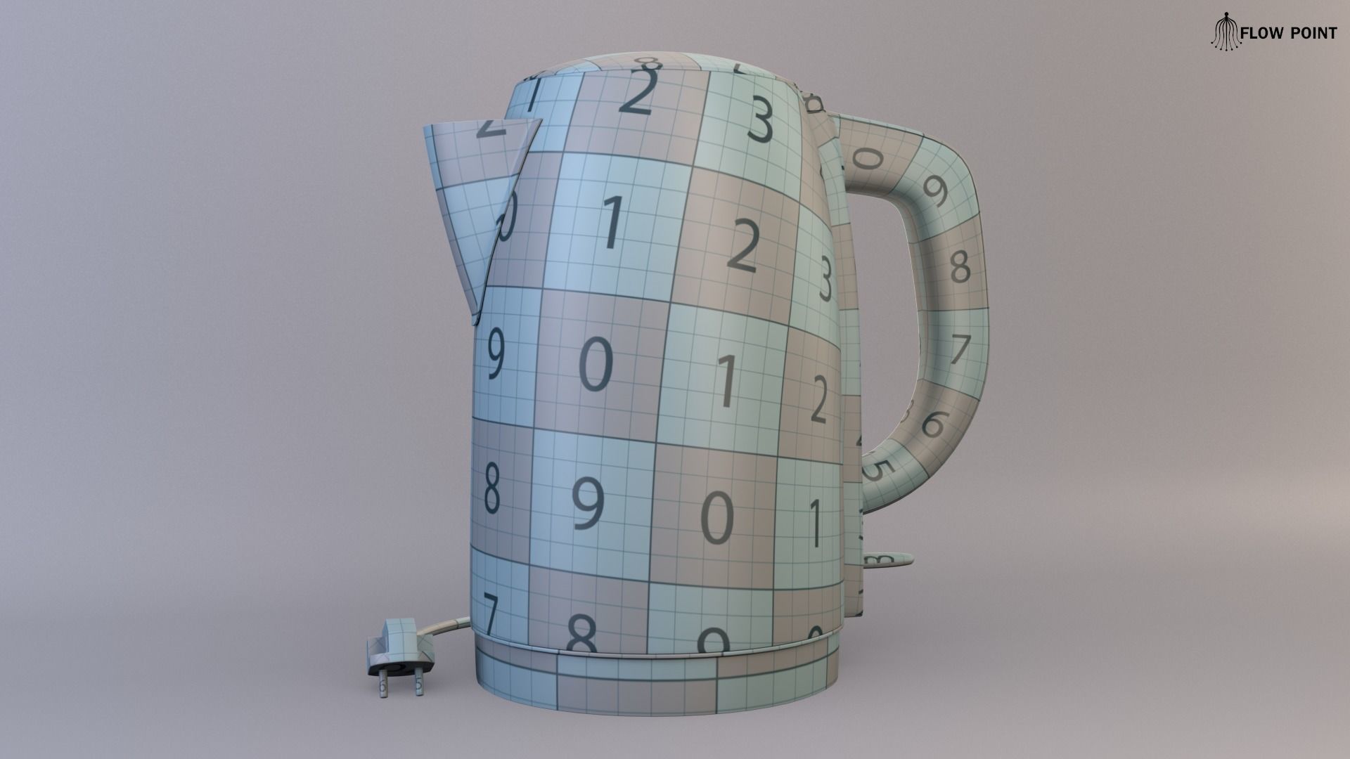 Electric Kettle 3D model_13