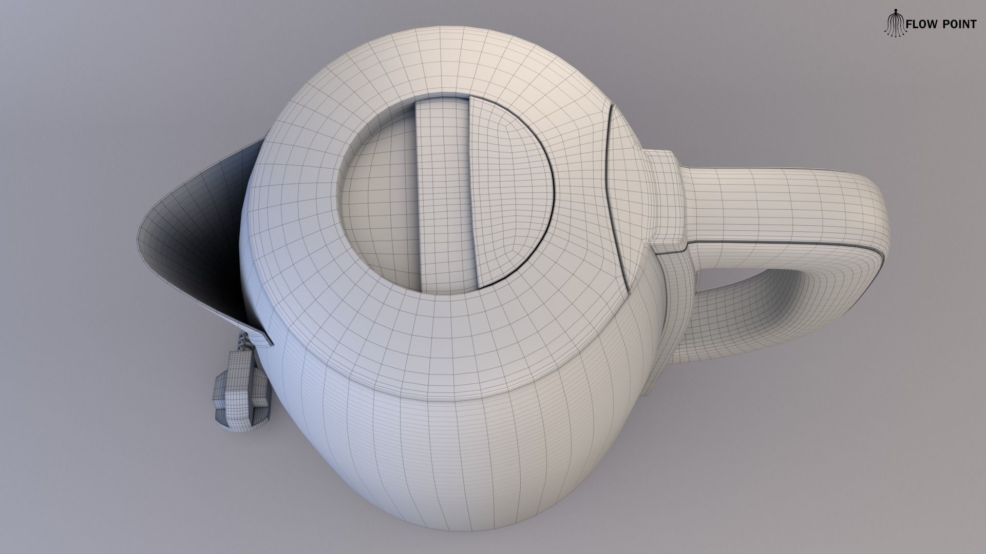 Electric Kettle 3D model_16