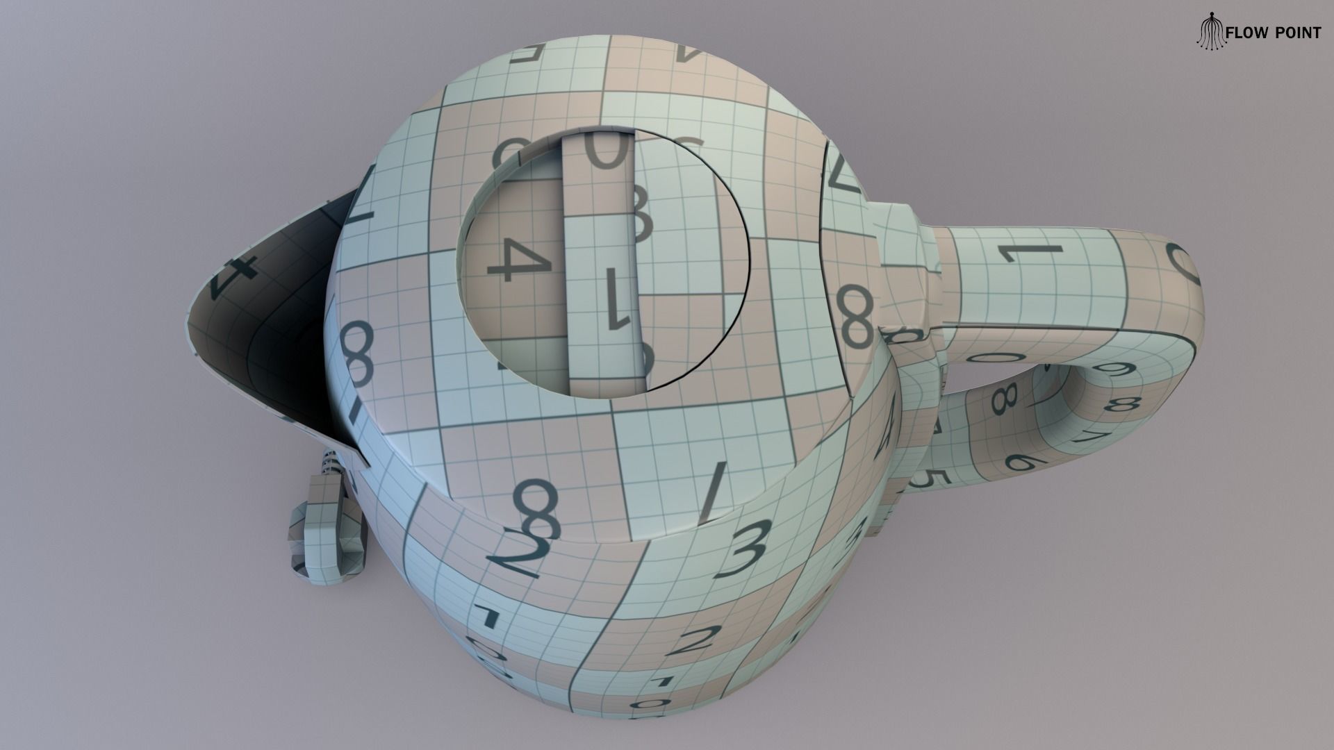 Electric Kettle 3D model_14