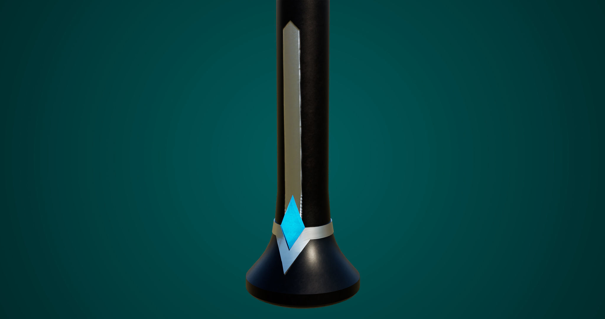 Fantasy Sword 04 PBR Unity UE Arnold V-Ray Textures Low-poly 3D model_9