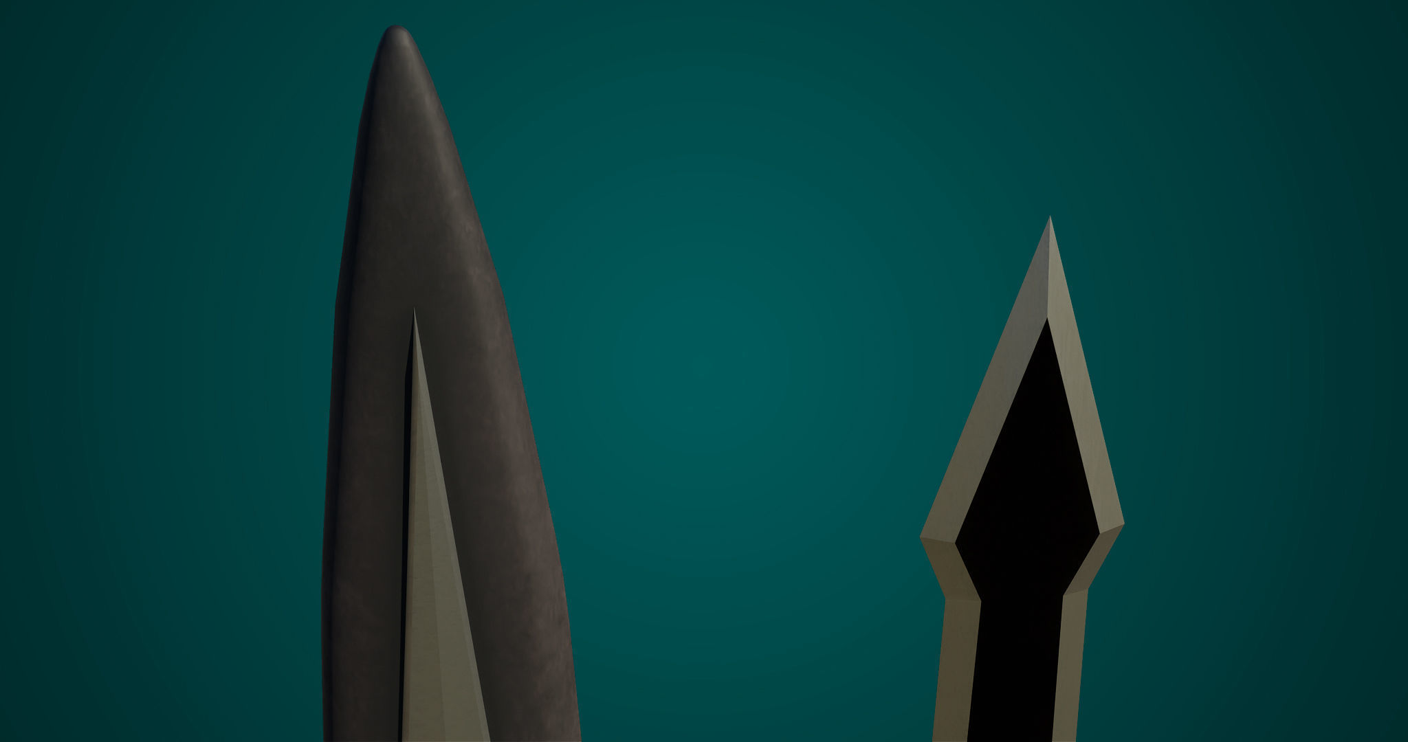 Fantasy Sword 04 PBR Unity UE Arnold V-Ray Textures Low-poly 3D model_17