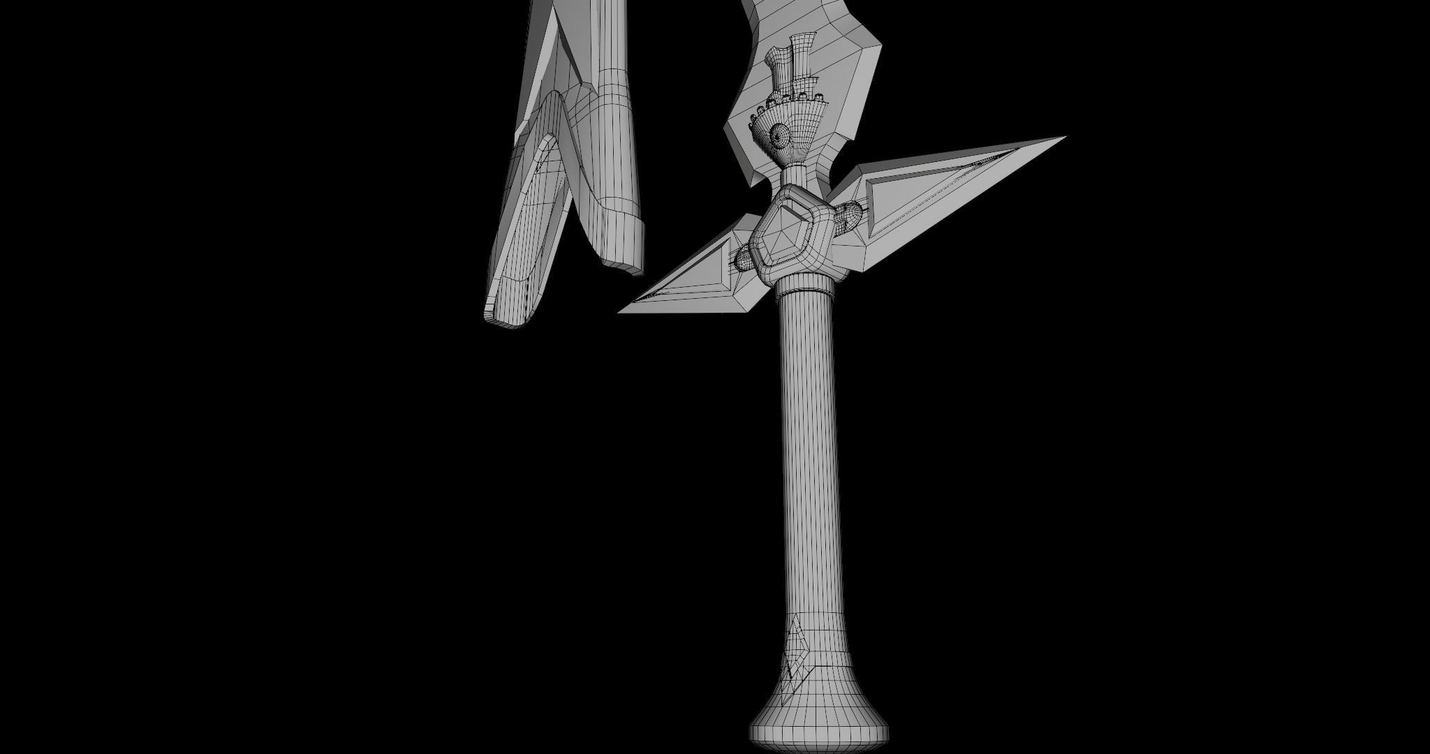 Fantasy Sword 04 PBR Unity UE Arnold V-Ray Textures Low-poly 3D model_32