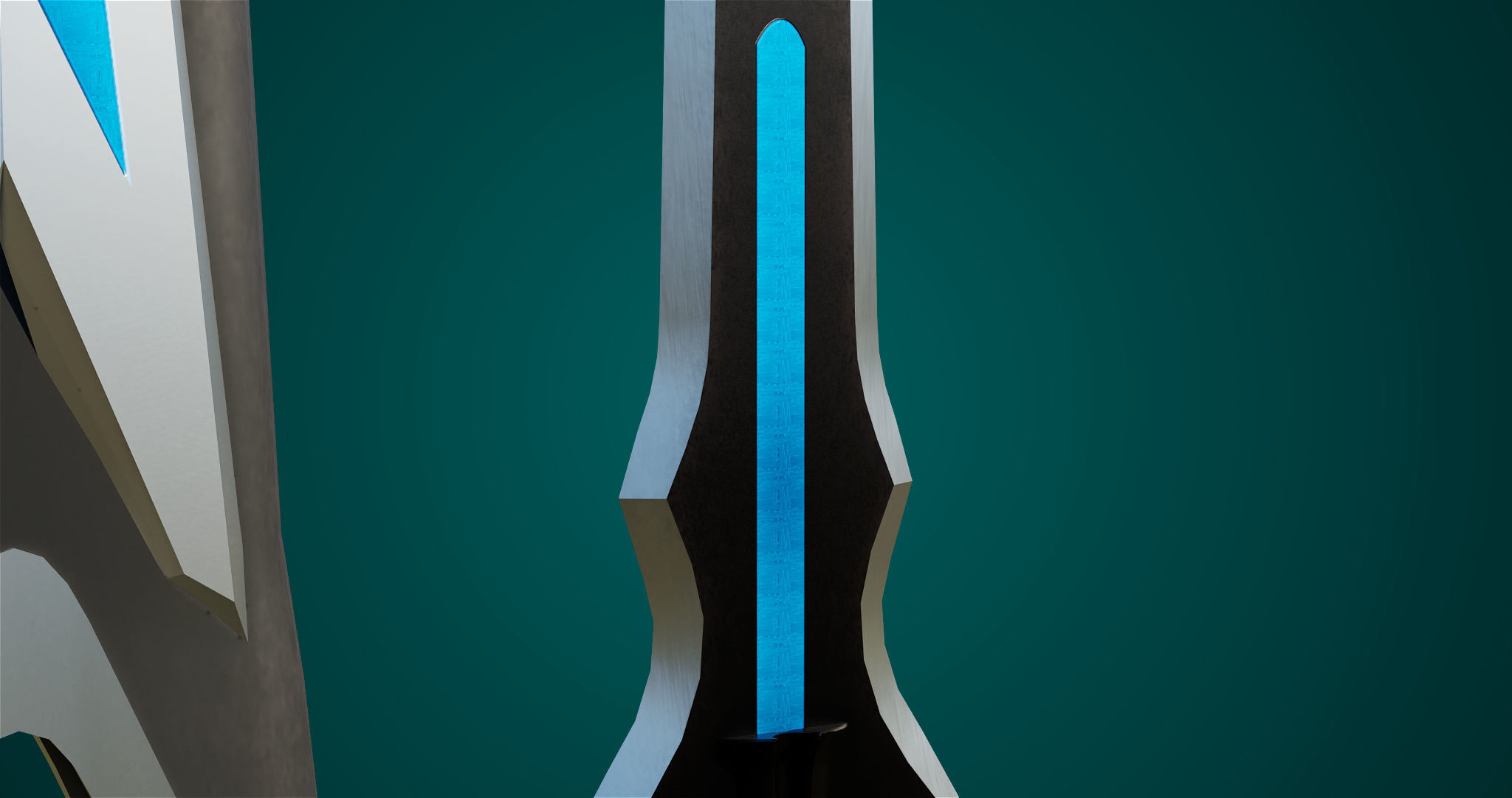 Fantasy Sword 04 PBR Unity UE Arnold V-Ray Textures Low-poly 3D model_19