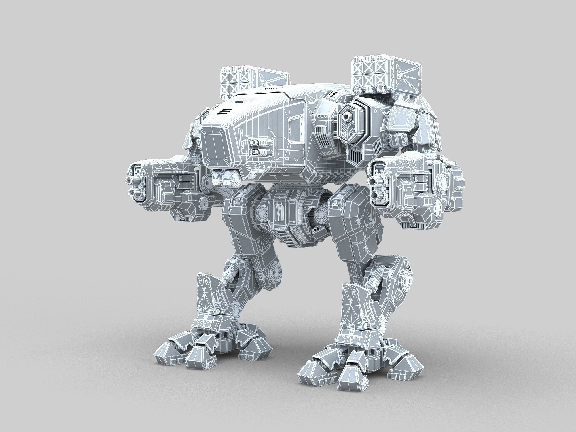 Robot 20 3D model_6