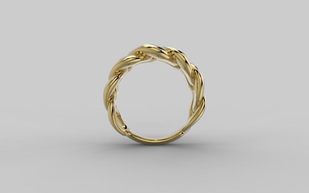 Set Chain - Jewelry 3D - 4 Models 3D Model Collection_5