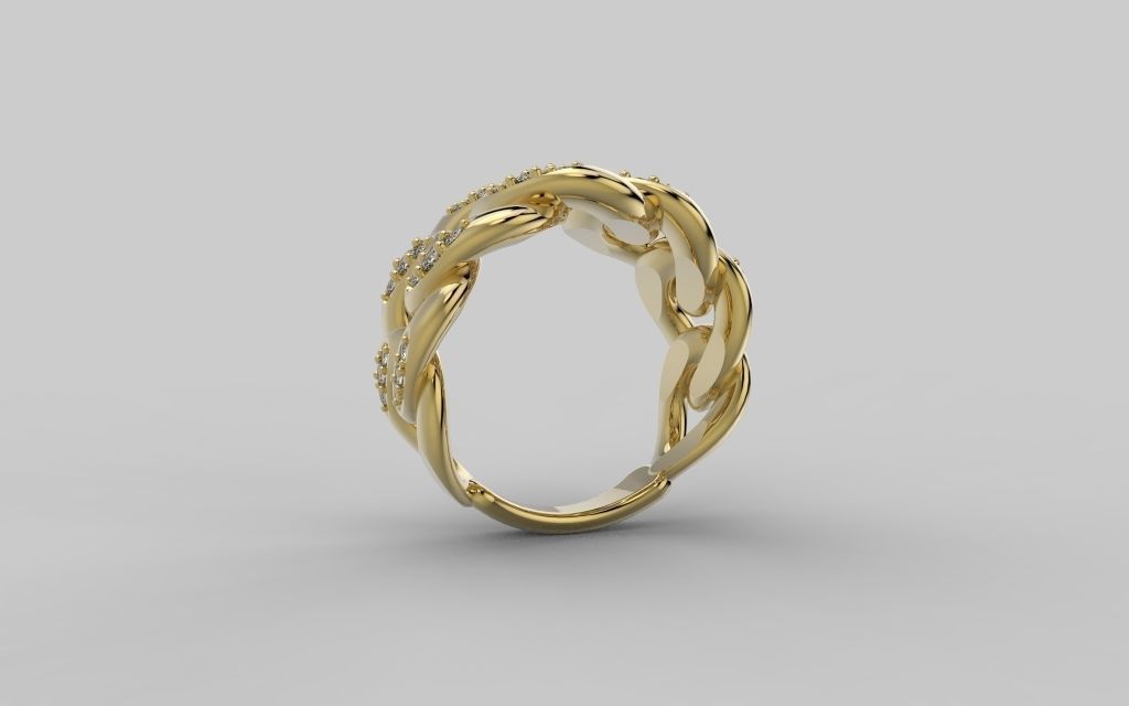 Set Chain - Jewelry 3D - 4 Models 3D Model Collection_9