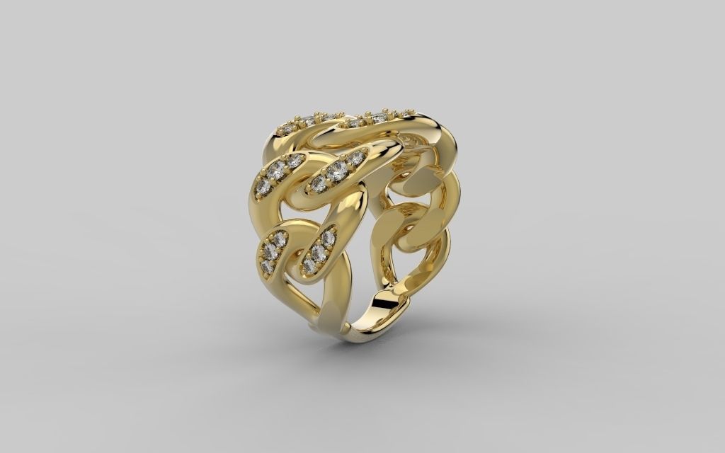Set Chain - Jewelry 3D - 4 Models 3D Model Collection_27