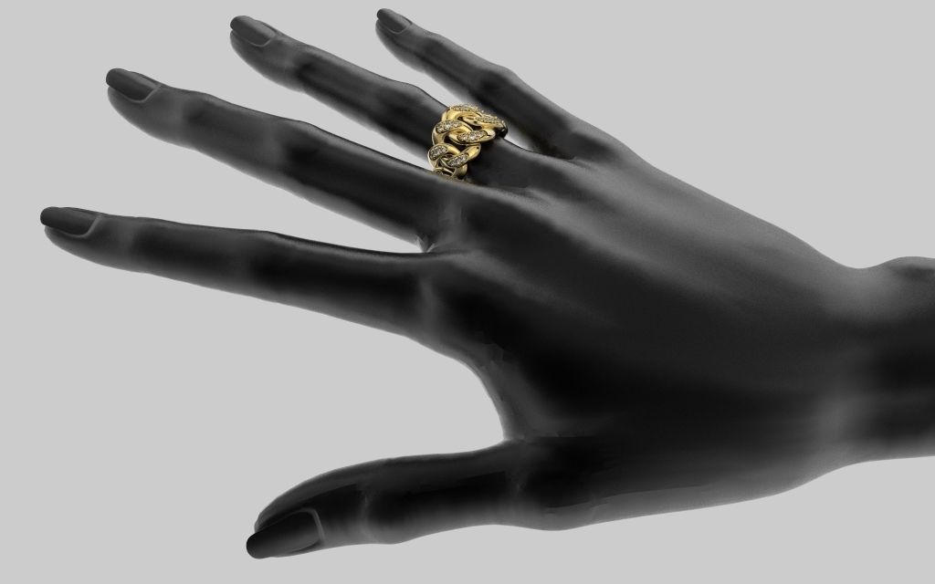 Set Chain - Jewelry 3D - 4 Models 3D Model Collection_11