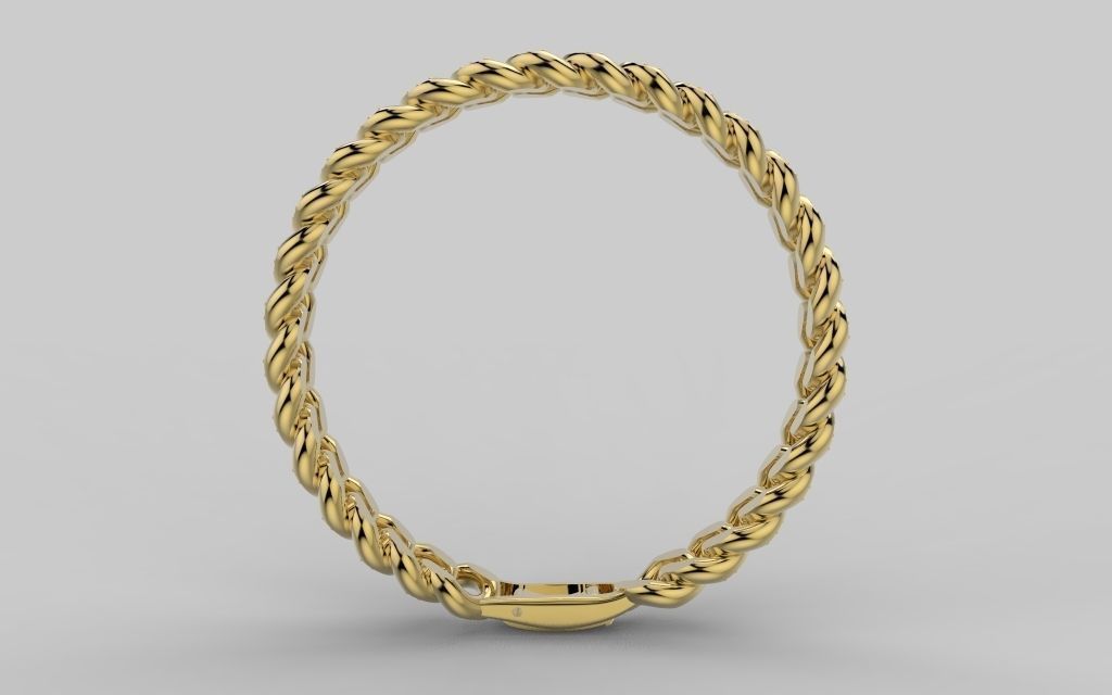 Set Chain - Jewelry 3D - 4 Models 3D Model Collection_46