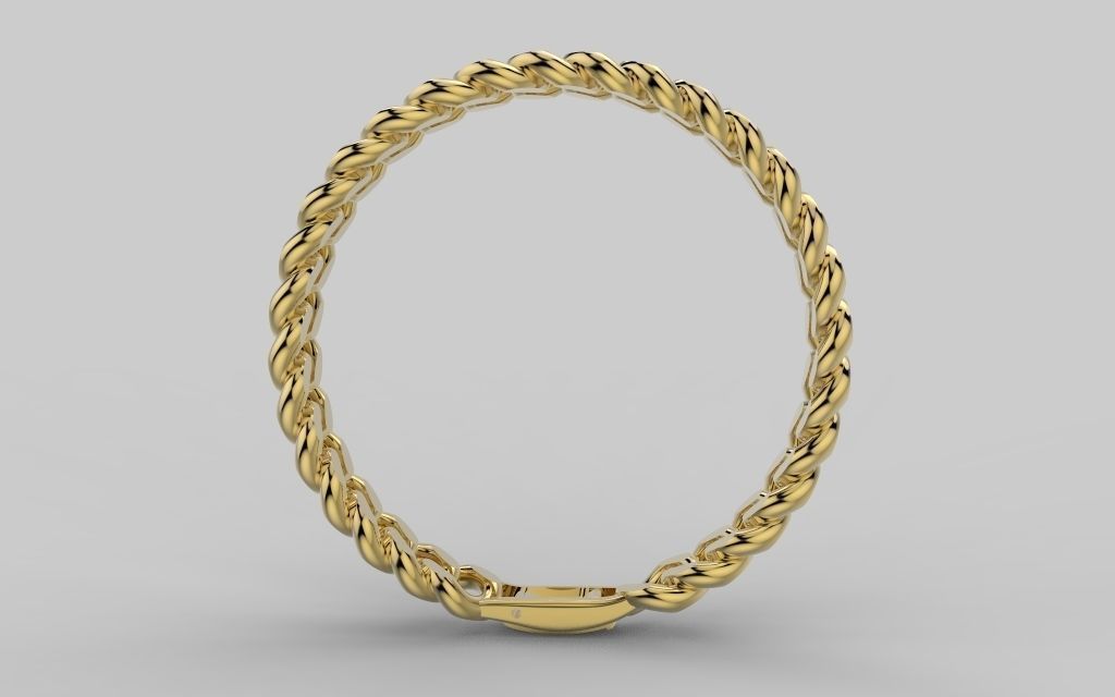 Set Chain - Jewelry 3D - 4 Models 3D Model Collection_16