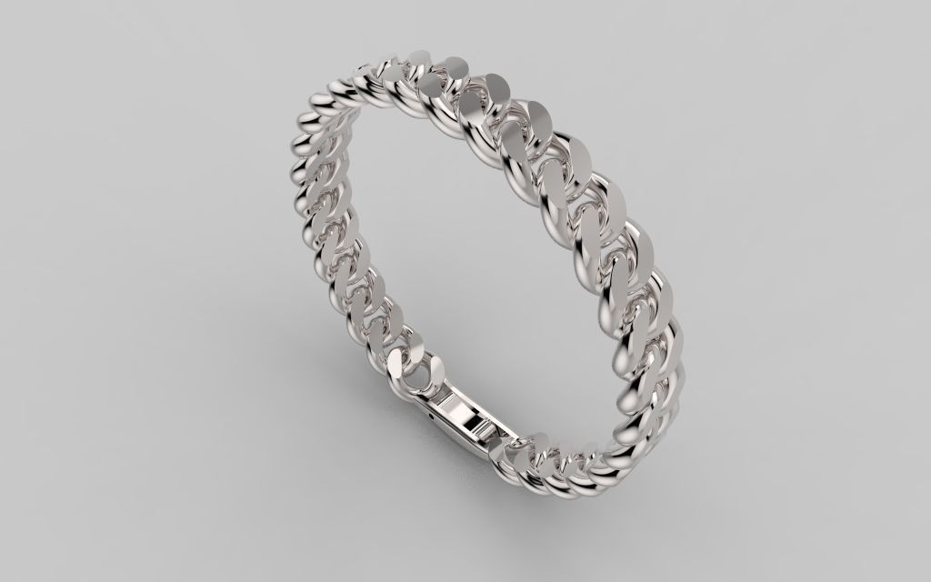 Set Chain - Jewelry 3D - 4 Models 3D Model Collection_13