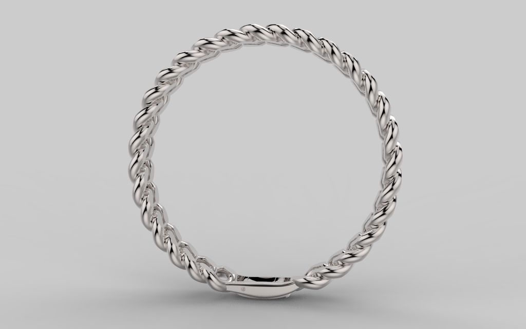 Set Chain - Jewelry 3D - 4 Models 3D Model Collection_17