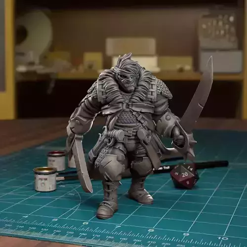 Pilgrim Leader Sword - Pre-Supported 3D print model