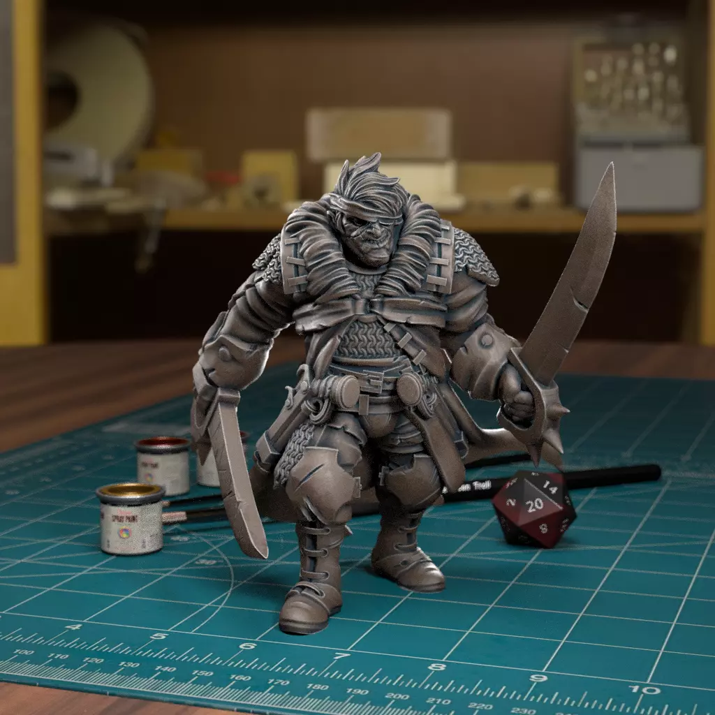 Pilgrim Leader Sword - Pre-Supported 3D print model_0