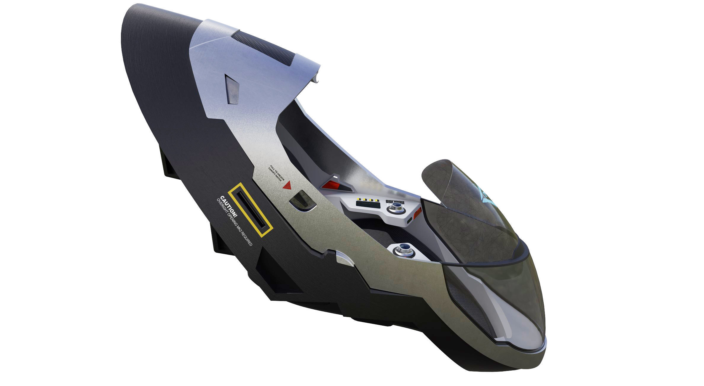 Sci-Fi Light Gunship G9 3D model | CGTrader