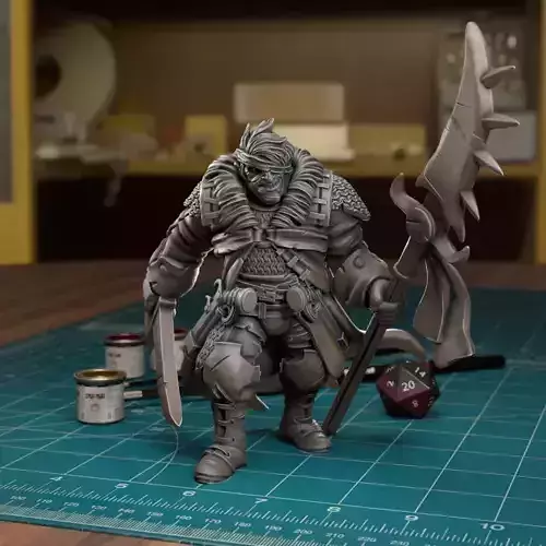 Pilgrim Wastelander Leader Spear - Pre-supported 3D print model