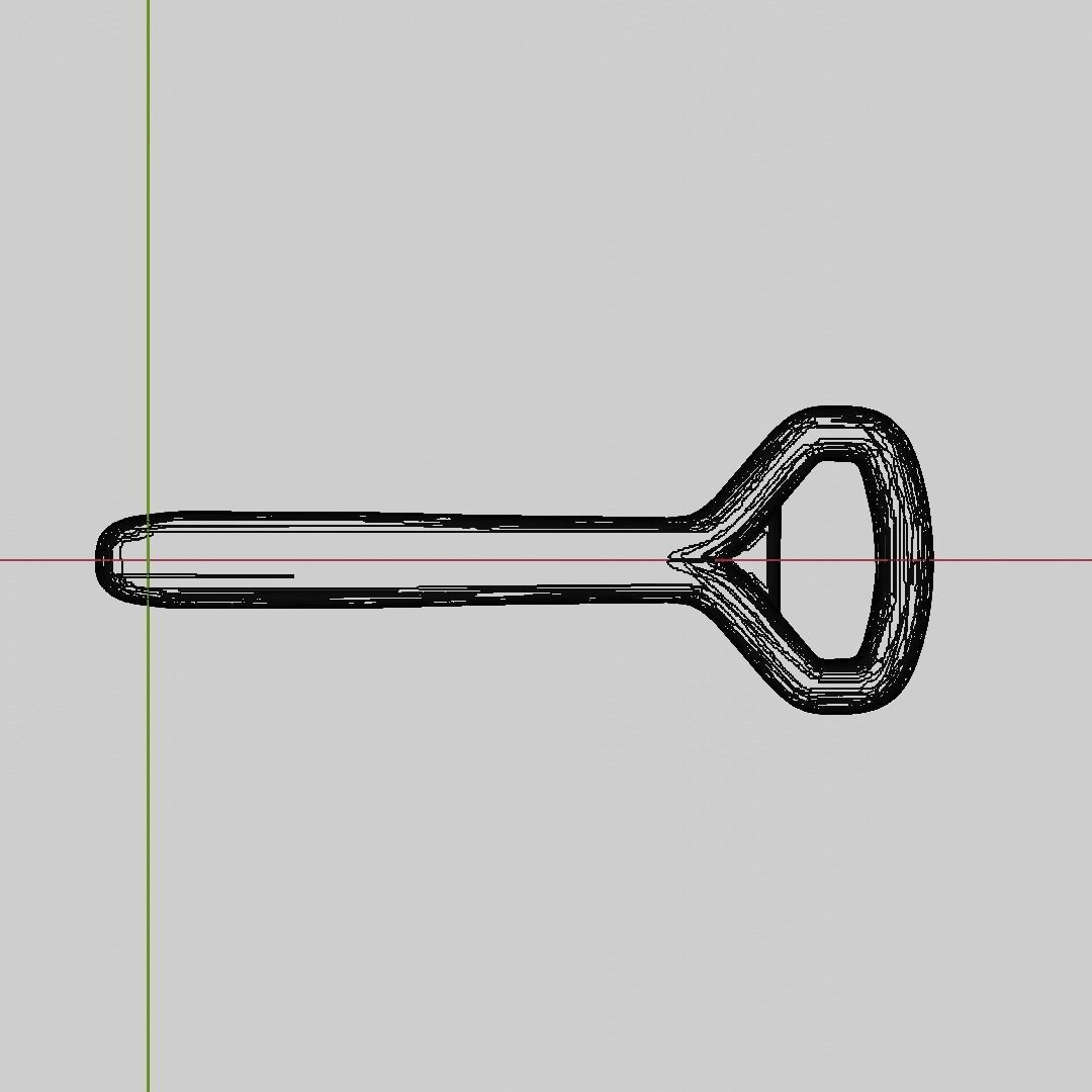 Bottle Opener  3D print model_6