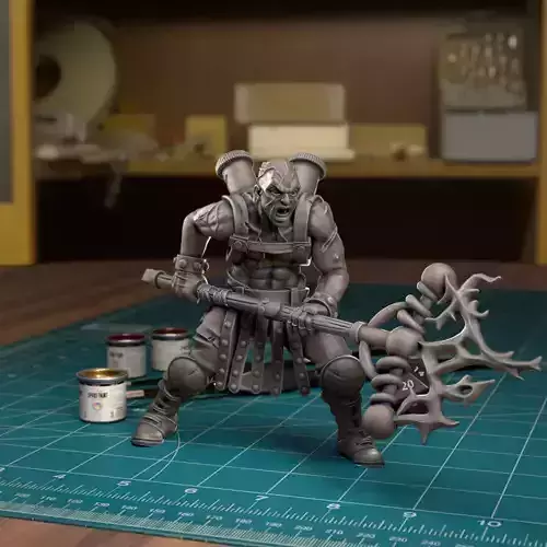 Pilgrim Wasteland Mage - Pre-Supported 3D print model