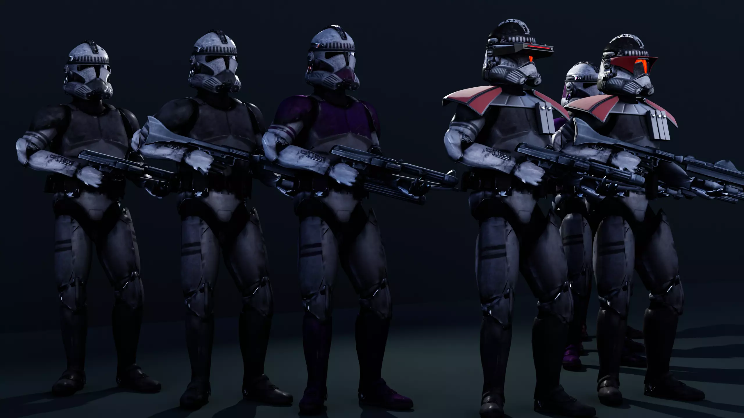 Clones Trooper Special OPS Rigged 3D model