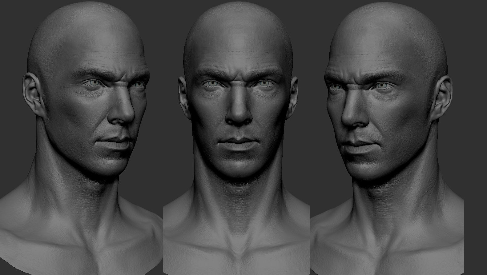 Doctor Strange ZB Sculpt  Low-poly 3D model_6