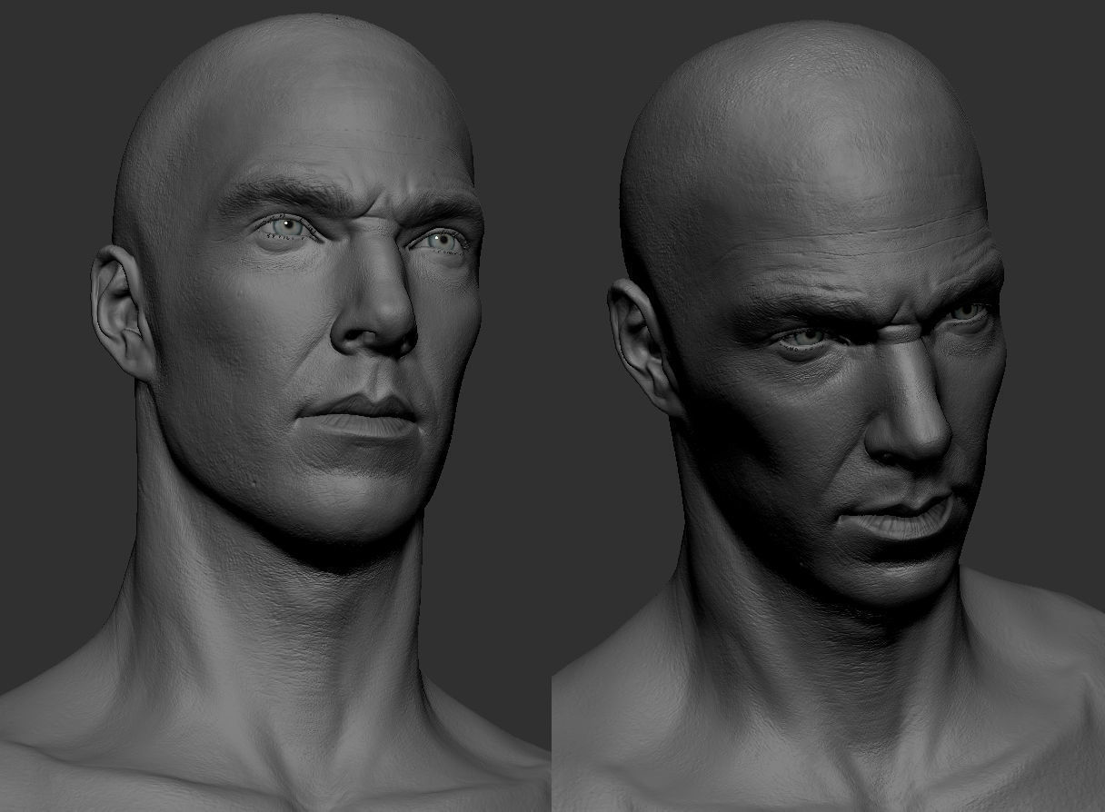 Doctor Strange ZB Sculpt  Low-poly 3D model_7