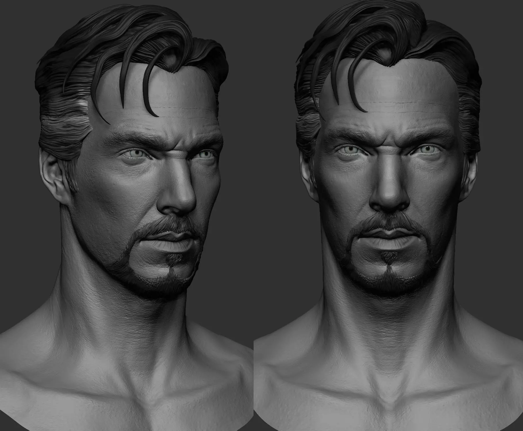Doctor Strange ZB Sculpt  Low-poly 3D model_0