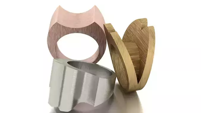 Shape ring Free 3D print model