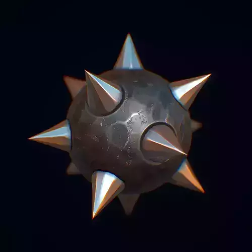 Spike Ball Low-poly 3D model
