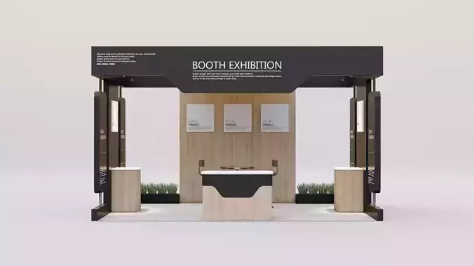 Booth Exhibition 2 3D model