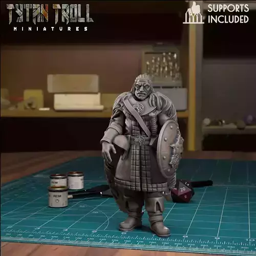 Northern Guard Commander - Pre-Supported