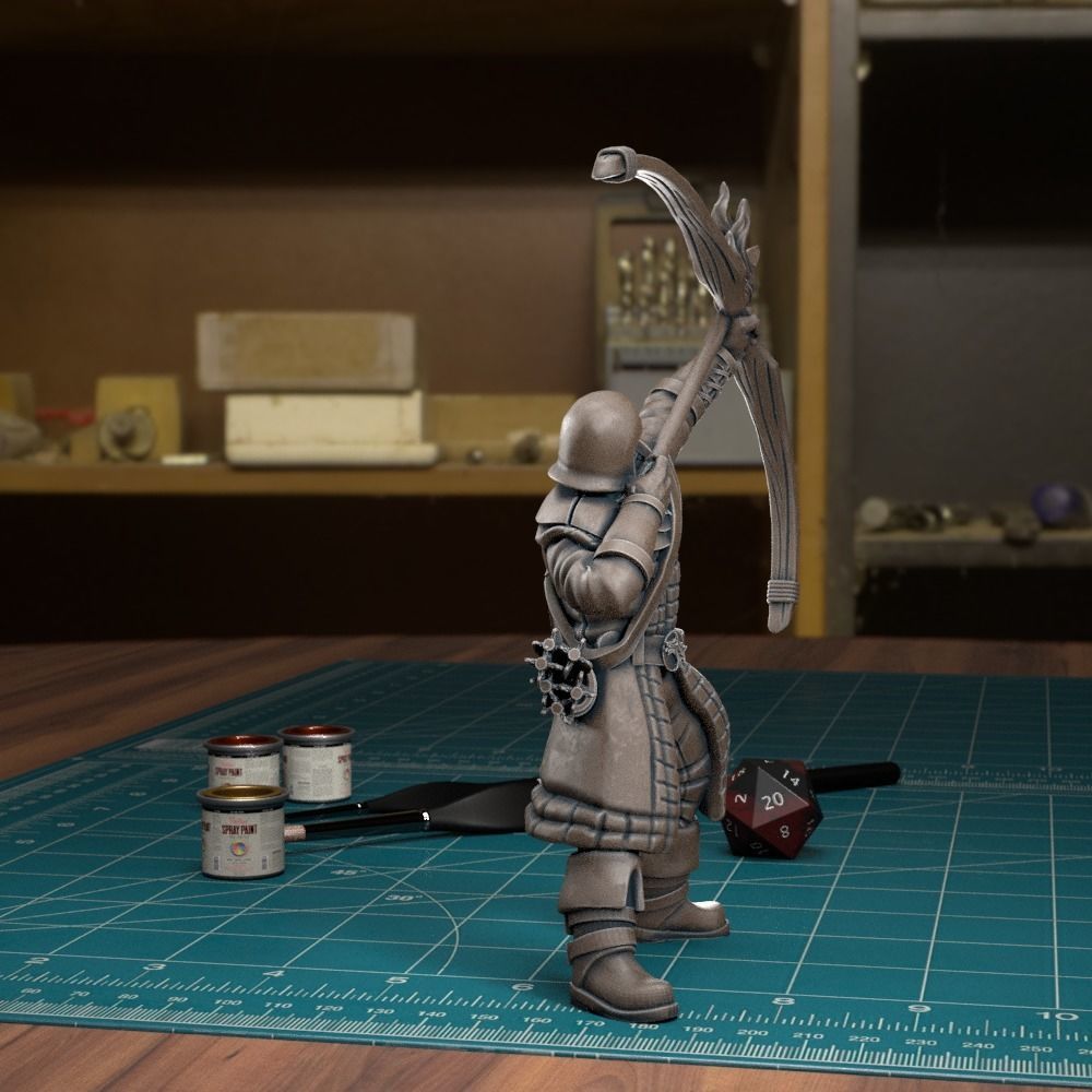 Northern Guard Fire Arrow Volley - Pre-Supported 3D print model_5