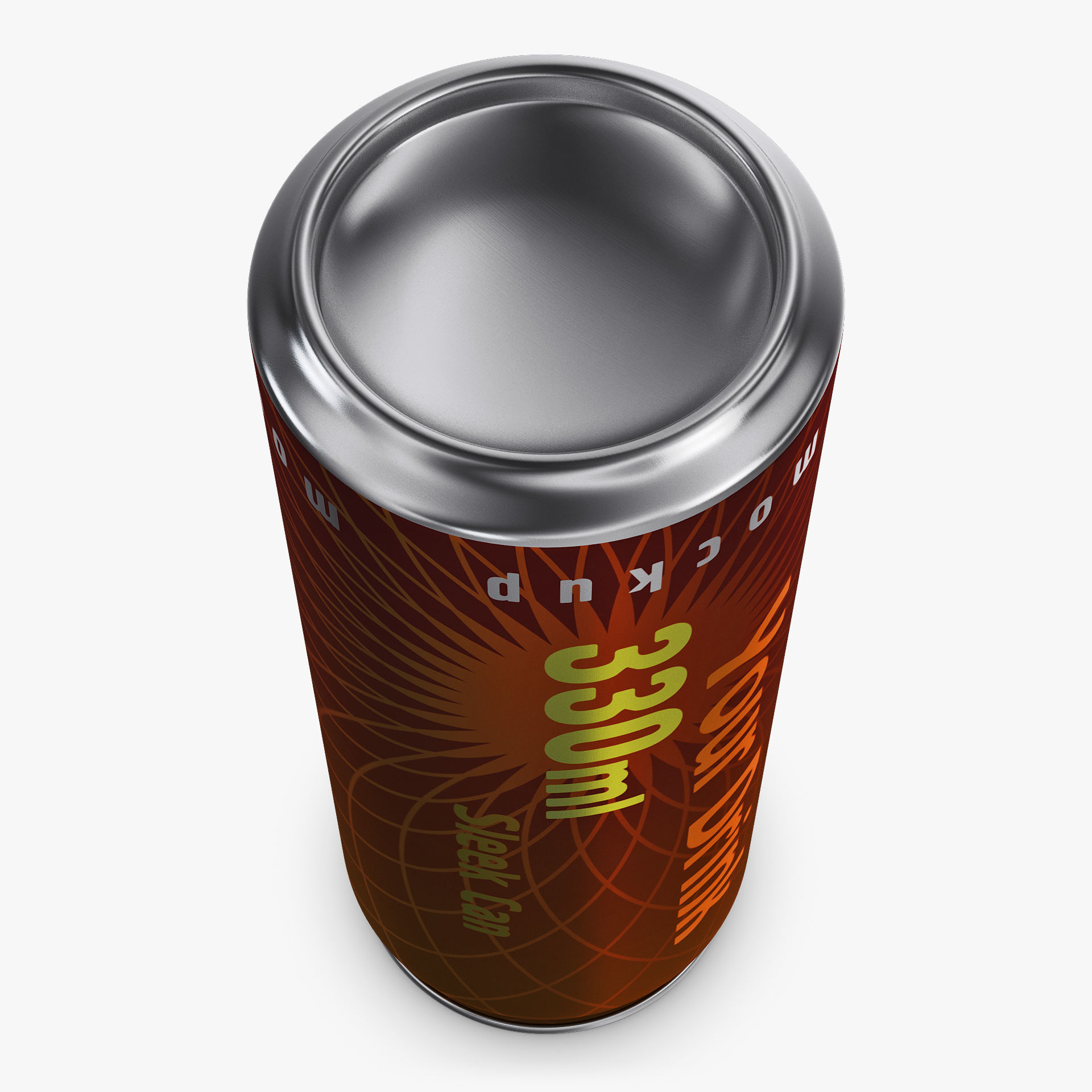 Aluminum Sleek Can 330ml v 2 3D model_3