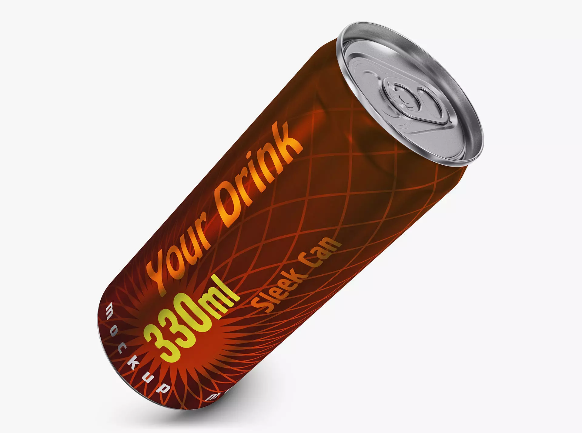 Aluminum Sleek Can 330ml v 2 3D model_0