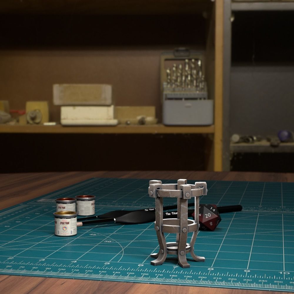 Brazier - Pre-Supported 3D print model_4