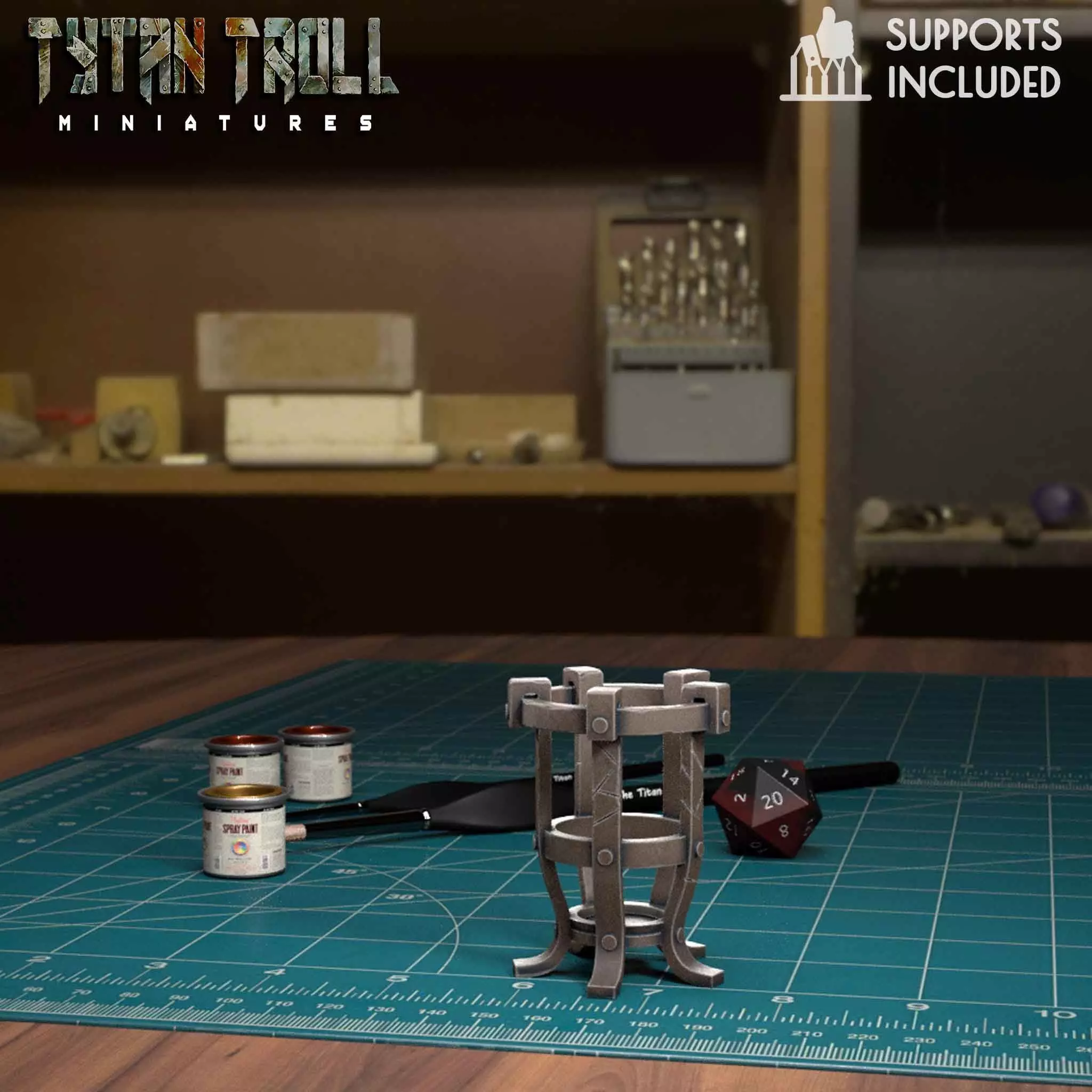 Brazier - Pre-Supported 3D print model_0