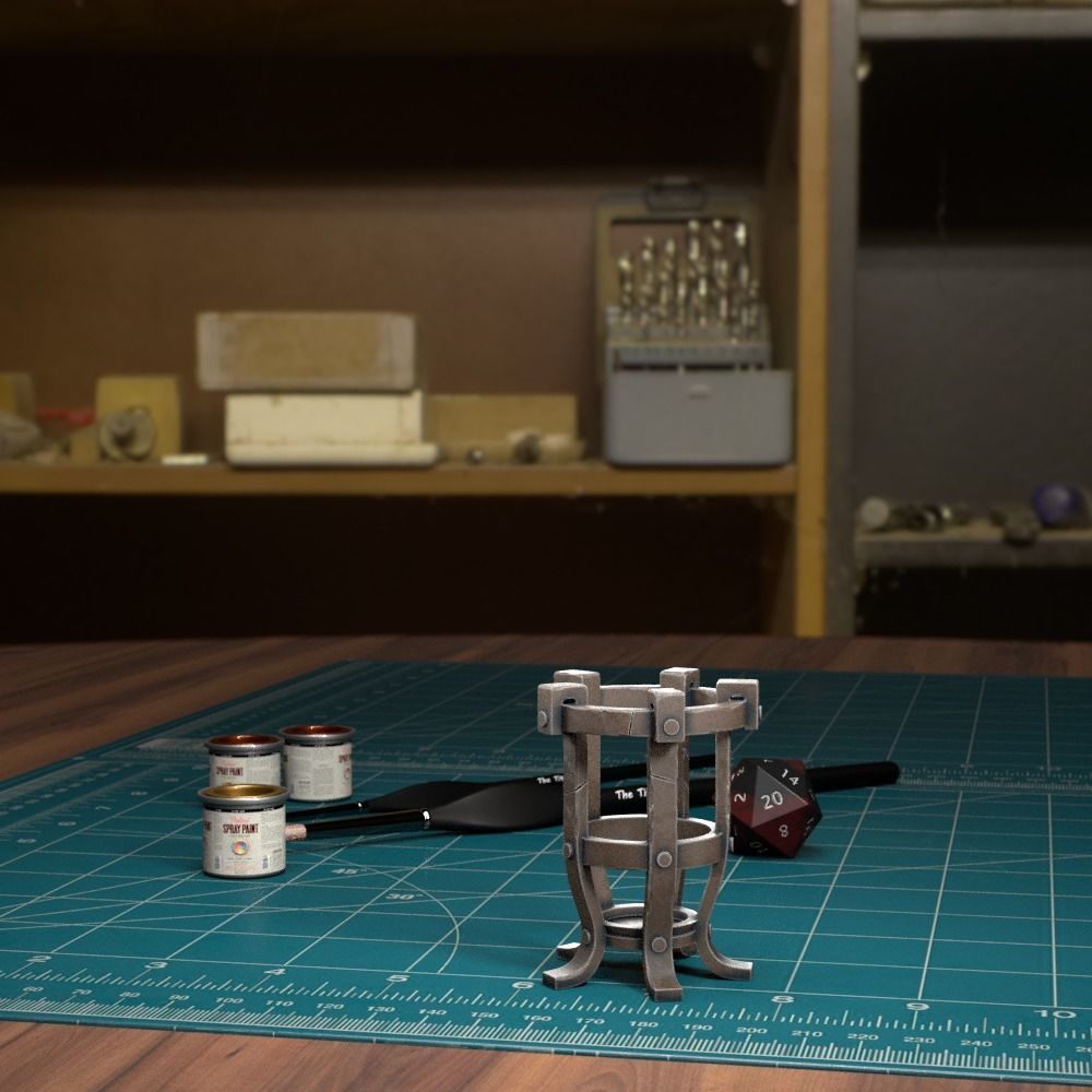 Brazier - Pre-Supported 3D print model_5