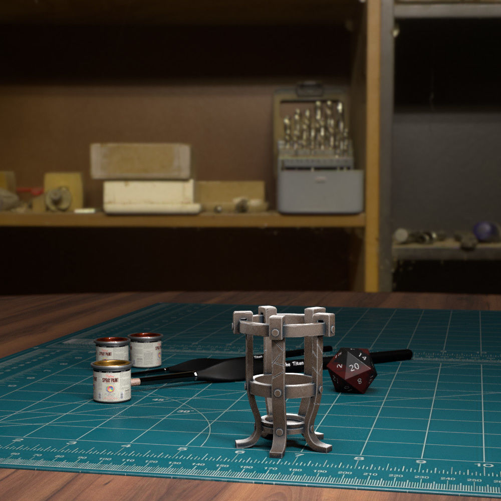 Brazier - Pre-Supported 3D print model_1