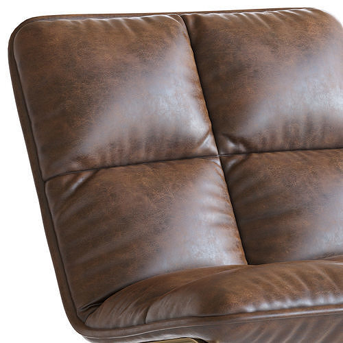 Must Living Lounge Chair  3D model 6