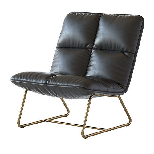 Must Living Lounge Chair  3D model 2