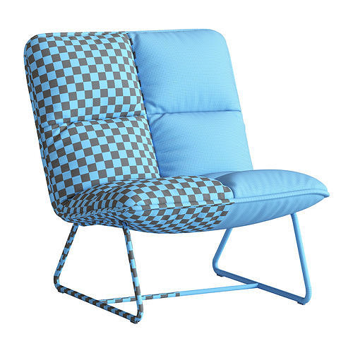 Must Living Lounge Chair  3D model 5